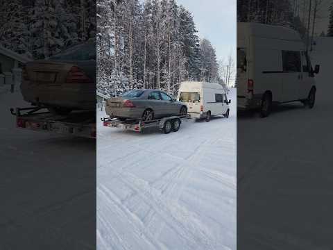 Sinne lähti Cäästö ✅️ Siinä ei pitkään menny 🔥 #eisaahurjia #cäästöcee #om646 #mercedesbenz