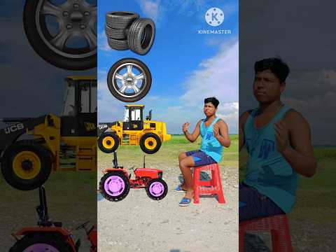 Chaka to Tractor,Jcb,roller,truck -funny vfx magic video #youtubeshorts#shorts