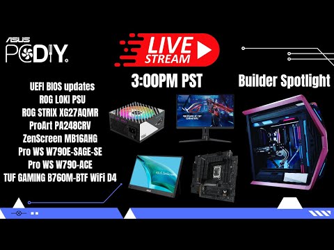 PCDIY Show #82 – ROG LOKI ATX 3.0 PSUs, XG27AQMR 300Hz, PA248CRV, ZenScreen & PC build showcase!
