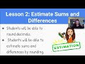 Estimating Sums and Differences with Decimals