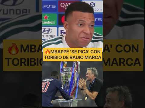💥MBAPPÉ SE PICA CON PERIODISTA DE RADIO <strong>MARCA</strong> #championsleague #realmadrid #shorts #luisenrique