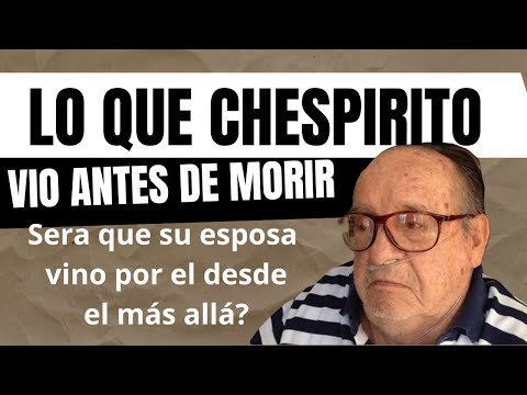 Lo que vio Chespirito antes de morir