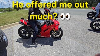 Rematch Kawasaki H2 VS Ducati Panigale V4R! I got offered cash for my V4R