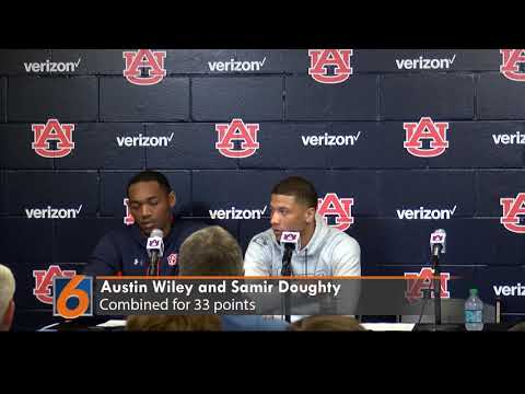 Austin Wiley and Samir Doughty press conference AU vs Georgia Southern  (Nov 5)