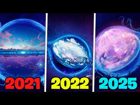 Evolution of Island Bubble in Fortnite Storyline