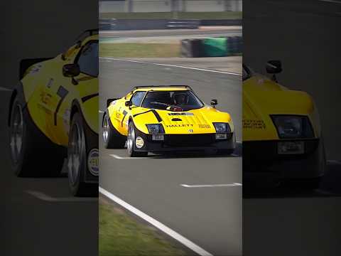 The one-off Lancia Stratos IMSA GT racecar roars on track😍 #lancia #stratos #imsa
