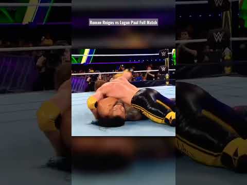 Roman Reigns Vs Logan Paul Undisputed Universal championship match|Roman Destroy Logan in one spear.