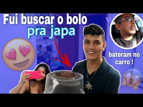 Fui buscar o bolo pra japa bateram no carro veja o que aconteceu!!