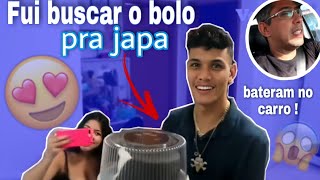 Fui buscar o bolo pra japa bateram no carro veja o que aconteceu!!