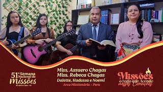 Palavra de gratidão dos nossos missionários da Arca Missionária no Peru | Ieadalpe – setembro – 2025