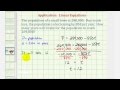 Population Dynamics and Linear Equations