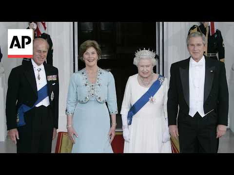 YouTube video thumbnail: A Look Back at British Monarch's State Visits to Washington