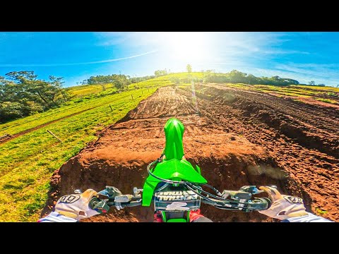 EXPERIMENTANDO A NOVA PISTA DE MOTOCROSS DA MINHA FAZENDA