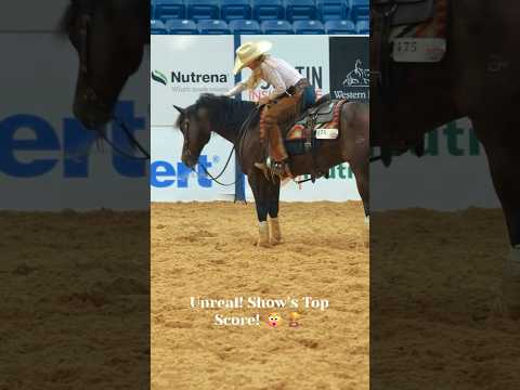 Elizabeth Quirk & Steem Score a 225! 🏆🔥#horse #cowgirl