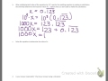 Converting Repeating Decimals to Fractions
