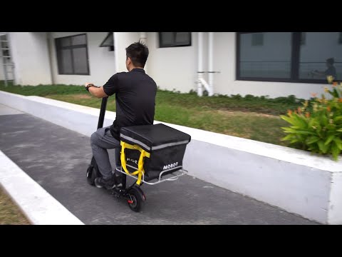 Electric scooter for food delivery - VERTO X7 UL2272 | MOBOT