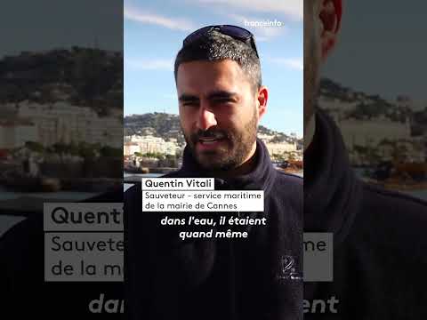 Un yacht en feu au large d'Antibes