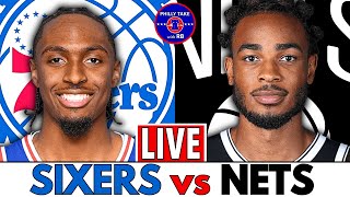 Sixers vs Nets Live Play-By-Play & Postgame Show