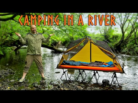 Weird tent on a River Camp