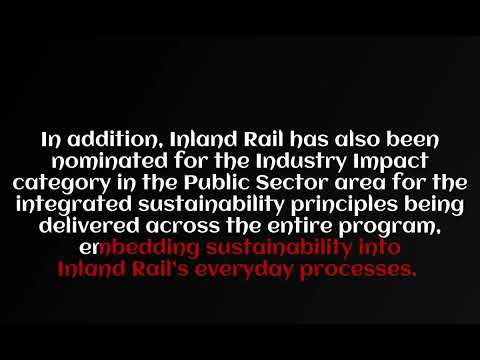 Infrastructure award nominations for Inland RailMyVideo Voice2v com