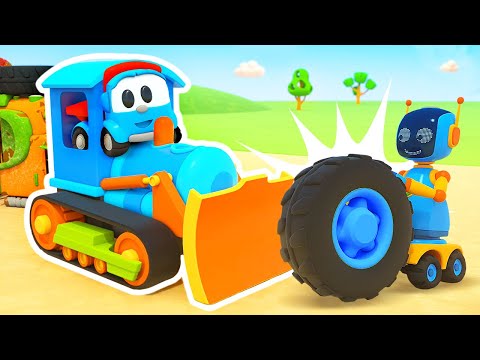 Leo the truck builds new street vehicles for kids! New season of car cartoons for kids.