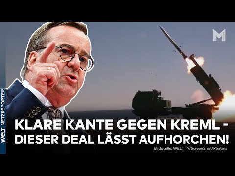 PUTINS KRIEG GEGEN UKRAINE: Bundeswehr aufrüsten! Pistorius will schnell Raketen gegen Russland