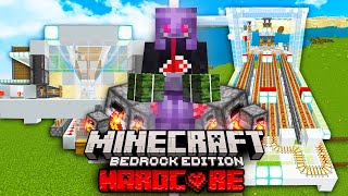 Hice unos MEGA HORNOS INDUSTRIALES en mi SURVIVAL TECNICO HARDCORE en MINECRAFT BEDROCK!✌ (#17)