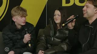 Alessia, Tim, Torge und Daniel von Heimspiel für Zivilcourage zu Gast bei FanOmenal