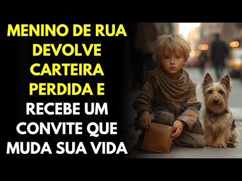 Menino de Rua Devolve Carteira Perdida e Recebe um Convite Que Muda Sua Vida