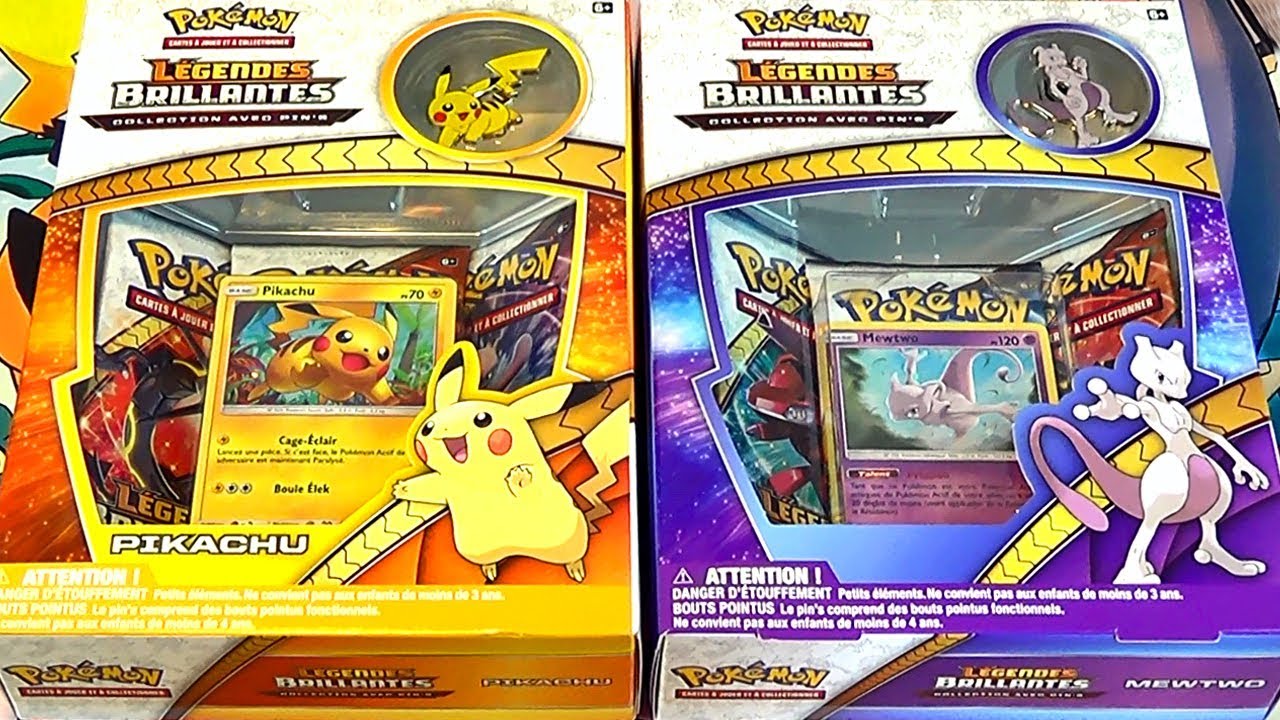 Ouverture des Coffrets Pokémon Pikachu et Mewtwo LÉGENDES BRILLANTES !