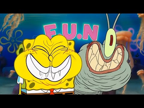 SpongeBob but it's ruined by AI