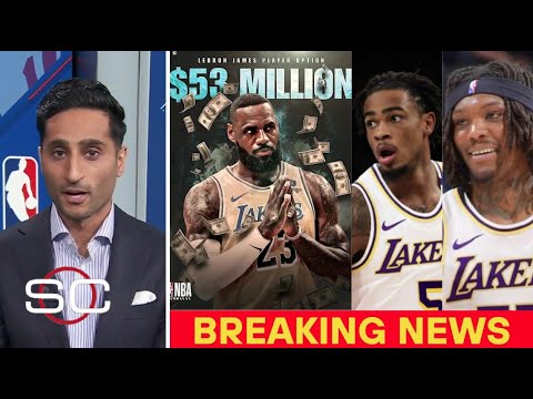 [BREAKING NEWS] Shams & Bobby Marks breaks LeBron opts in on $52.6M, Lakers' salary cap & Free Agent