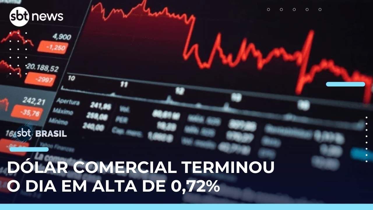Após Trump anunciar tarifas Ibovespa fecha em baixa de 054 | SBTBrasil