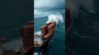 You think your job is stressful? Try standing here. 🌊🚢 #NorthSea"