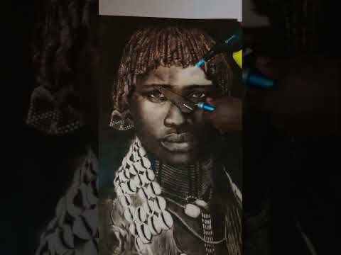 drawing with fire 🔥 #papaoutai  #africa #art #woodburning #pyrography