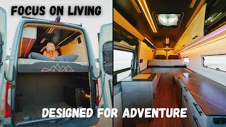 Camper Van DESIGNED for Adventure , Mountains, or Beach