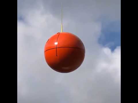 Escape ball can withstand strong tsunami attacks