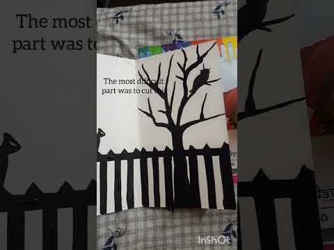 Happy Halloween Craft for Kids Party, Craft Ideas Paper Cutting #halloweendecor #halloweencraftideas