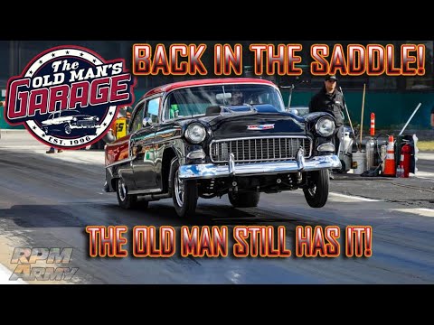 WIN LIGHT THERAPY!  Racing Billy’s Big Block 55 Chevy for THE FIRST TIME!