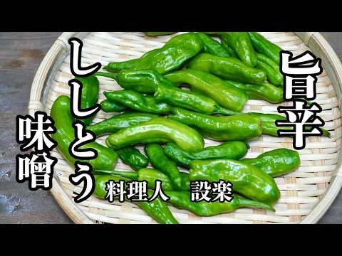 大量消費にも【ピリ辛ししとう味噌】の作り方