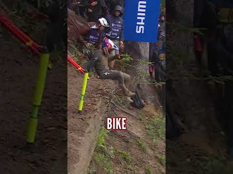 Finn Iles Crashes Through The Safety Netting In Les Gets! ?