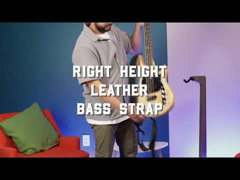 Levy's Right Height Bass Strap