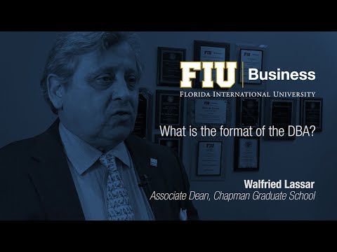 What is the format of the DBA?