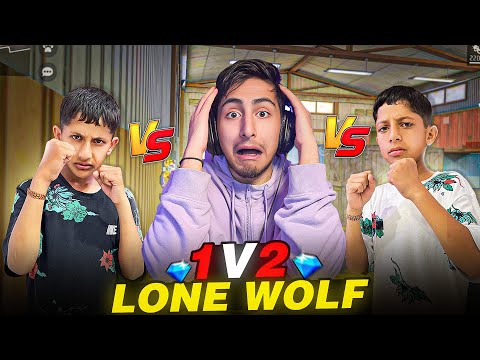 My Brothers Are After Me😱1 Vs 2 Lone Wolf😍Noob Vs Pro [A_s Gaming] - Free Fire India