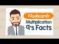 Mastering 9's Multiplication Facts with Flashcards