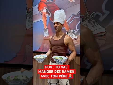 POV : TU VAS MANGER DES RAMEN AVEC TON PÈRE 🤦🏼‍♂️ #humour #papa #drole #sœur #ramen #japon