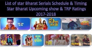 List Of Star Bharat Serials Show Schedule And Timings Star Bharat Currently Broad Cast Serials