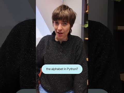 What’s the shortest way to output the alphabet in Python? Go!