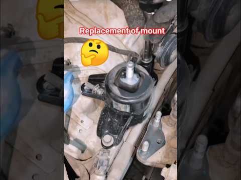 how to replace engine mount. #mount #viraltubetech #automobile