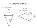 Area and Properties of Kites and Trapezoids